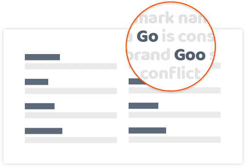 Trademark search visual