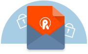 Icon of an envelope with report